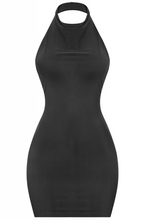 Load image into Gallery viewer, Alayli Halter Dress - Black
