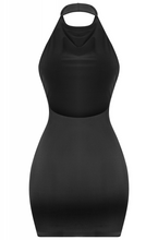 Load image into Gallery viewer, Alayli Halter Dress - Black
