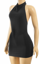 Load image into Gallery viewer, Alayli Halter Dress - Black
