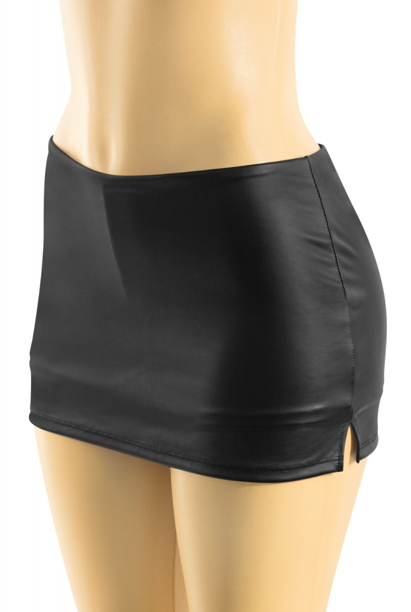 Leather Mini Skirt