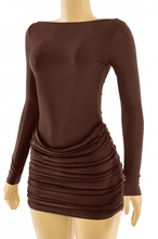 Load image into Gallery viewer, Cami Mini Dress - Brown
