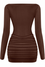 Load image into Gallery viewer, Cami Mini Dress - Brown
