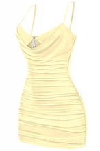 Load image into Gallery viewer, Jemma Mini Dress -Yellow
