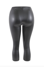 Load image into Gallery viewer, Leather Capris - Black
