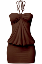 Load image into Gallery viewer, Carly Dress - Brown
