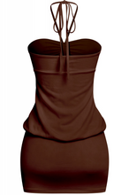 Load image into Gallery viewer, Carly Dress - Brown
