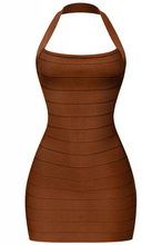 Load image into Gallery viewer, Bandage Dress - Brown
