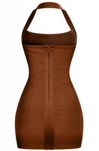 Load image into Gallery viewer, Bandage Dress - Brown
