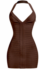 Load image into Gallery viewer, bandage dress - brown
