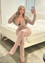 Load image into Gallery viewer, Taina Cowl Neck Jumpsuit - Beige
