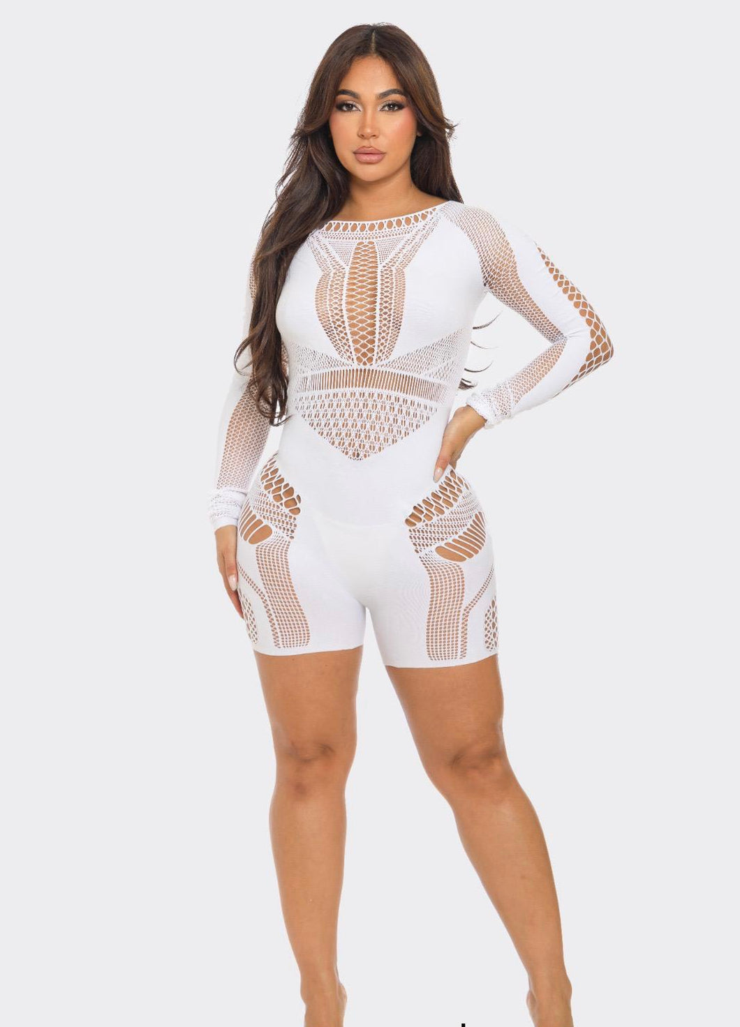 Arianna Romper - White