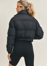 Load image into Gallery viewer, Black Puffer Jacket
