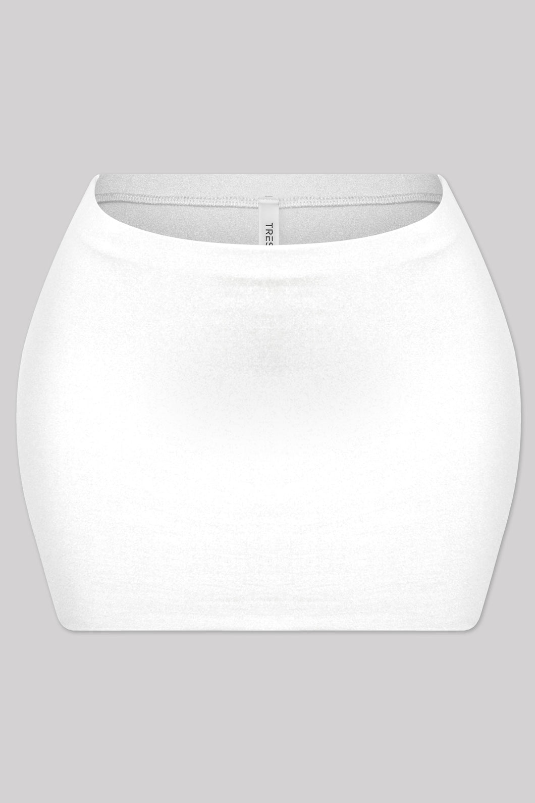 Luxe Basic Mini Skirt -  Off White